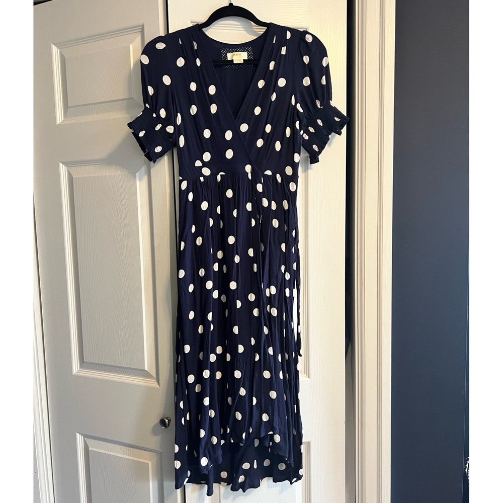 Maeve Midi Polka Dot Dress
